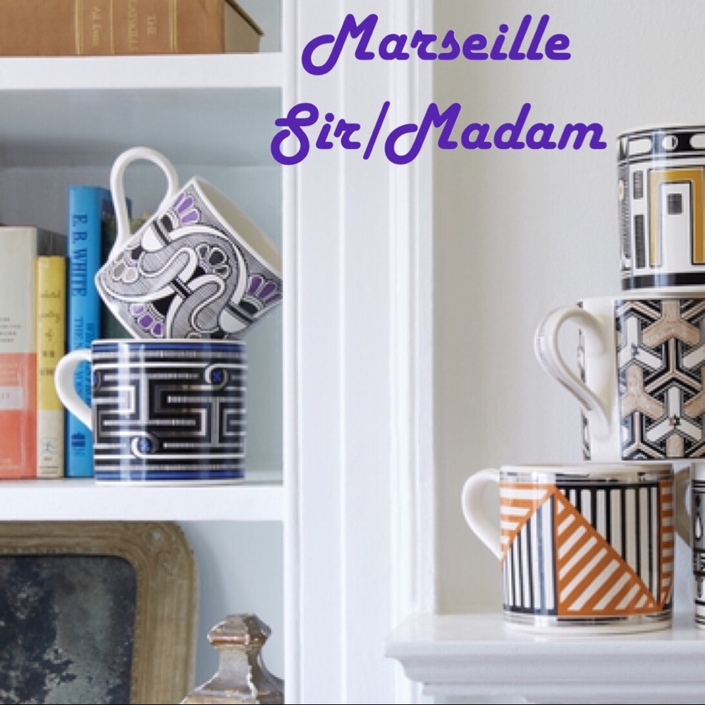 Marseille Sir/Madam Architectural Jubilee Mug